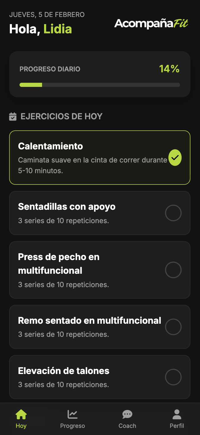 AcompañaFit Dashboard